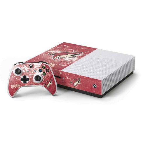 NHL Arizona Coyotes Frozen Xbox One S Console and Controller Bundle Skin