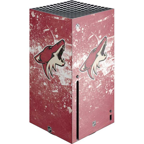 NHL Arizona Coyotes Frozen Xbox Series X Console Skin