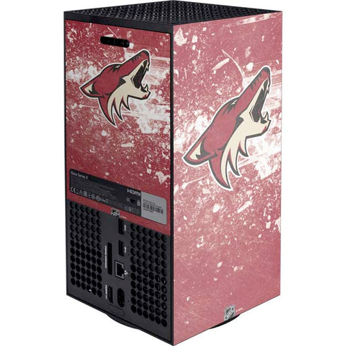 NHL Arizona Coyotes Frozen Xbox Series X Console Skin