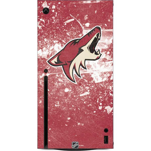 NHL Arizona Coyotes Frozen Xbox Series X Console Skin