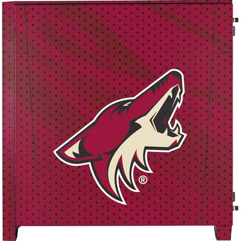 NHL Arizona Coyotes Home Jersey Corsair 4000D Tempered Glass Mid-Tower ATX Case Skin