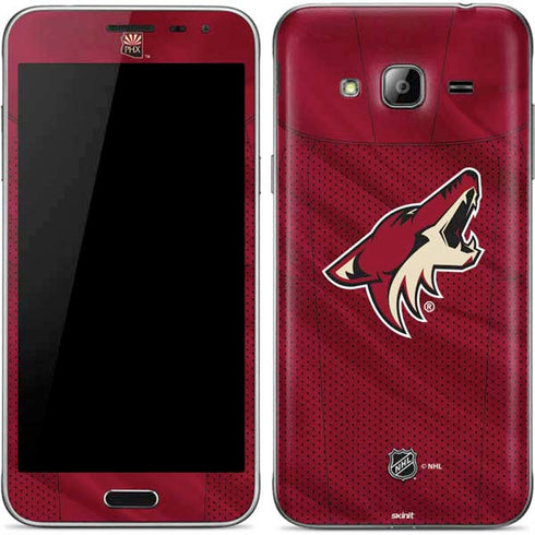 NHL Arizona Coyotes Home Jersey Galaxy J3 Skin