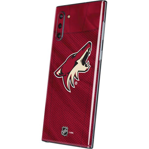 NHL Arizona Coyotes Home Jersey Galaxy Note 10 Skin