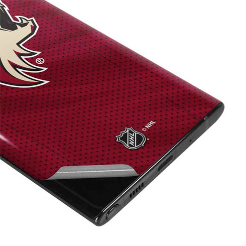 NHL Arizona Coyotes Home Jersey Galaxy Note 10 Skin