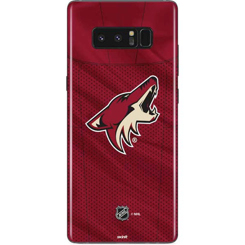 NHL Arizona Coyotes Home Jersey Galaxy Note 8 Skin