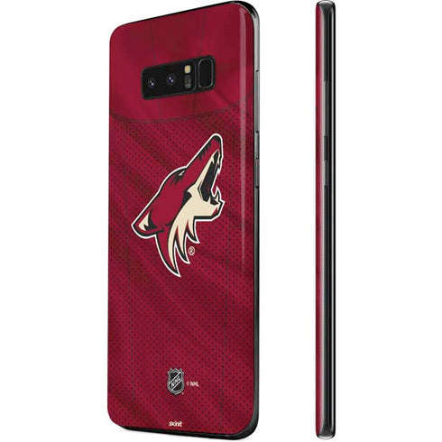 NHL Arizona Coyotes Home Jersey Galaxy Note 8 Skin
