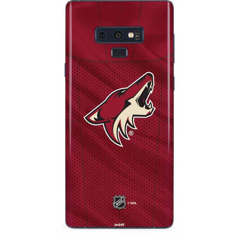 NHL Arizona Coyotes Home Jersey Galaxy Note 9 Skin