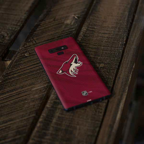 NHL Arizona Coyotes Home Jersey Galaxy Note 9 Skin