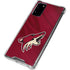 NHL Arizona Coyotes Home Jersey Galaxy Note20 5G Clear Case