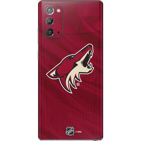 NHL Arizona Coyotes Home Jersey Galaxy Note20 5G Skin