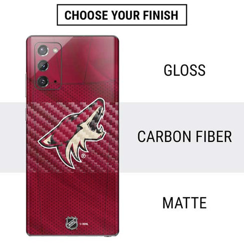 NHL Arizona Coyotes Home Jersey Galaxy Note20 5G Skin