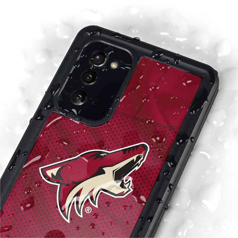 NHL Arizona Coyotes Home Jersey Galaxy Note20 5G Waterproof Case
