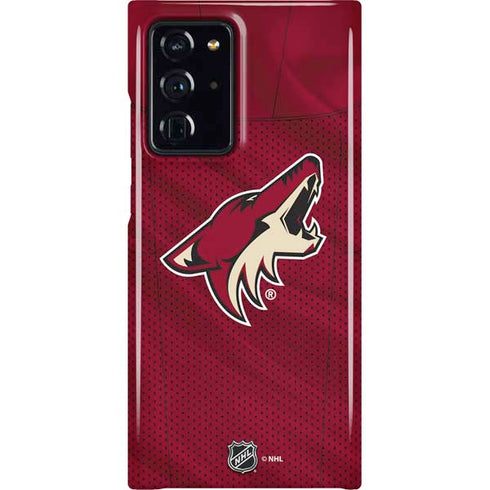 NHL Arizona Coyotes Home Jersey Galaxy Note20 Ultra 5G Lite Case