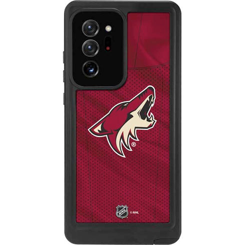 NHL Arizona Coyotes Home Jersey Galaxy Note20 Ultra 5G Waterproof Case