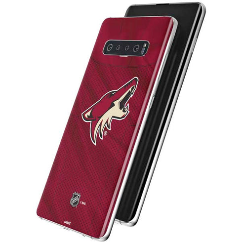 NHL Arizona Coyotes Home Jersey Galaxy S10 Plus Skin