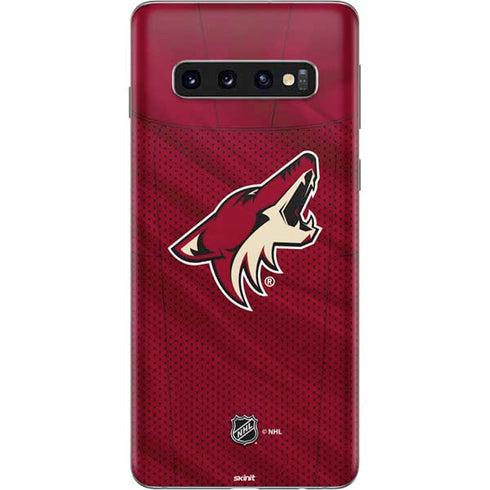 NHL Arizona Coyotes Home Jersey Galaxy S10 Skin