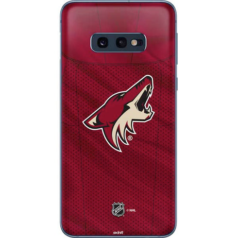 NHL Arizona Coyotes Home Jersey Galaxy S10e Skin