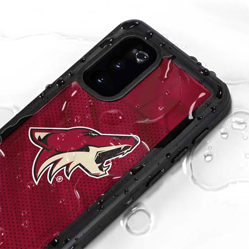 NHL Arizona Coyotes Home Jersey Galaxy S20 Waterproof Case