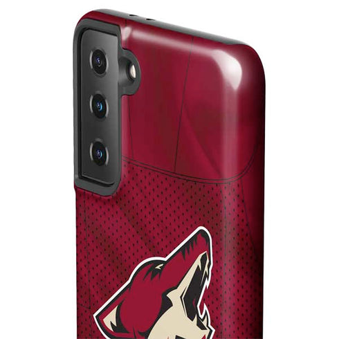 NHL Arizona Coyotes Home Jersey Galaxy S21 FE Pro Case