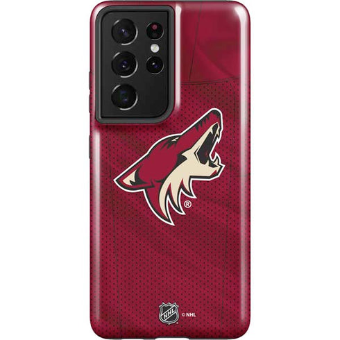 NHL Arizona Coyotes Home Jersey Galaxy S21 Ultra 5G Pro Case
