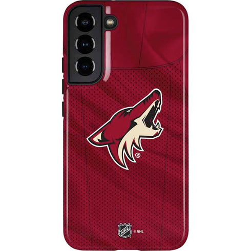 NHL Arizona Coyotes Home Jersey Galaxy S22 Plus Pro Case