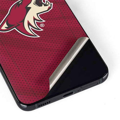 NHL Arizona Coyotes Home Jersey Galaxy S22 Plus Skin
