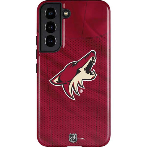 NHL Arizona Coyotes Home Jersey Galaxy S22 Pro Case