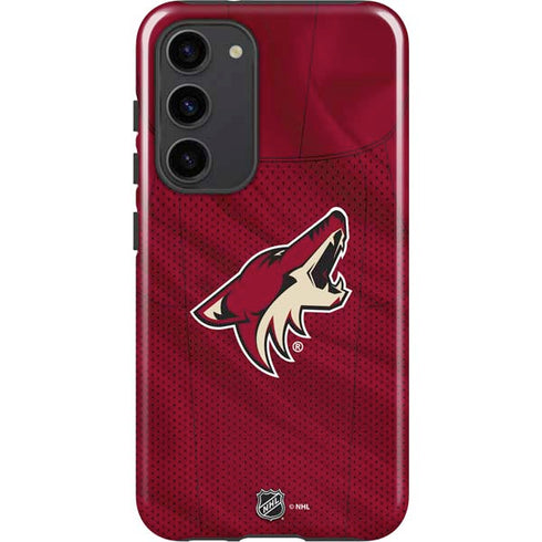 NHL Arizona Coyotes Home Jersey Galaxy S23 Plus Pro Case
