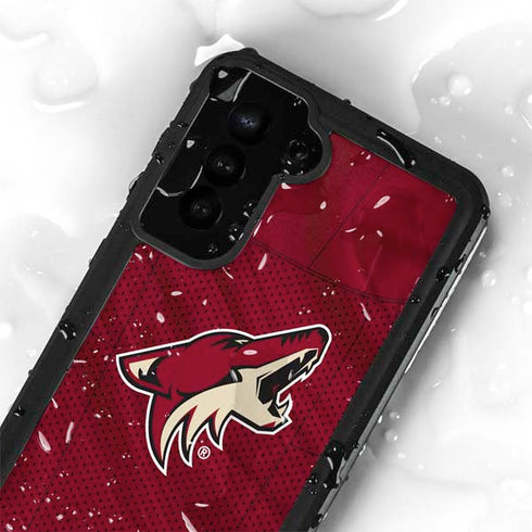 NHL Arizona Coyotes Home Jersey Galaxy S23 Plus Waterproof Case