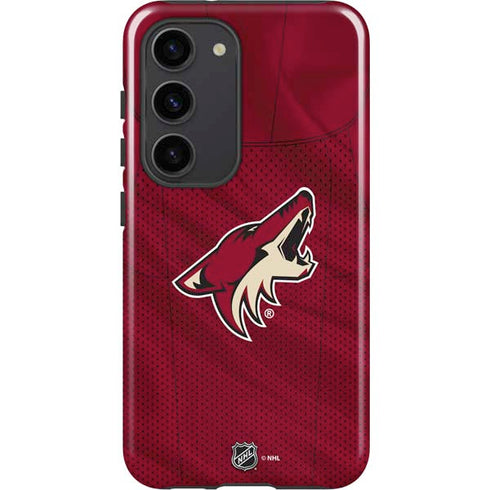 NHL Arizona Coyotes Home Jersey Galaxy S23 Pro Case