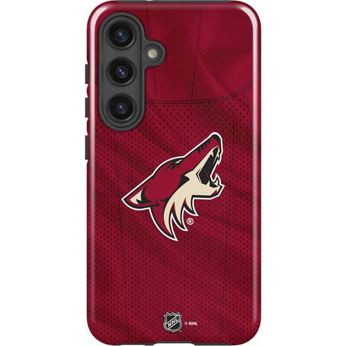 NHL Arizona Coyotes Home Jersey Galaxy S24 Plus Impact Case