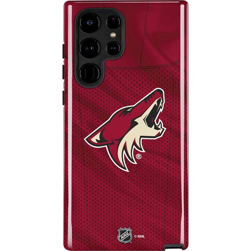 NHL Arizona Coyotes Home Jersey Galaxy S24 Ultra Impact Case