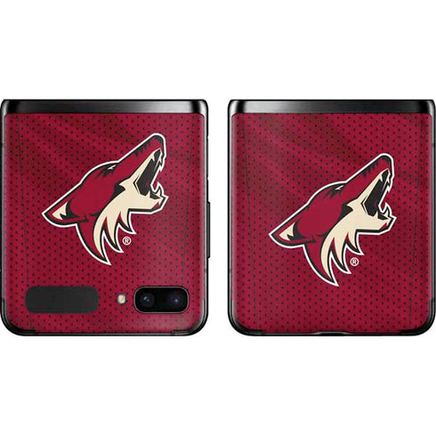 NHL Arizona Coyotes Home Jersey Galaxy Z Flip Skin