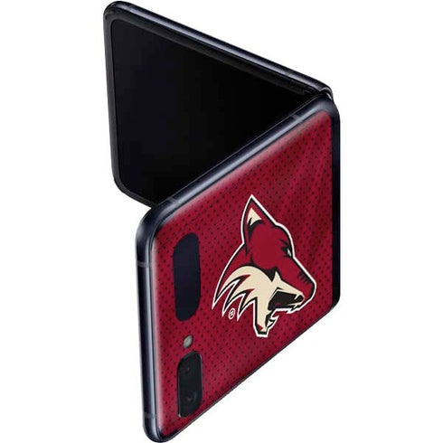 NHL Arizona Coyotes Home Jersey Galaxy Z Flip Skin