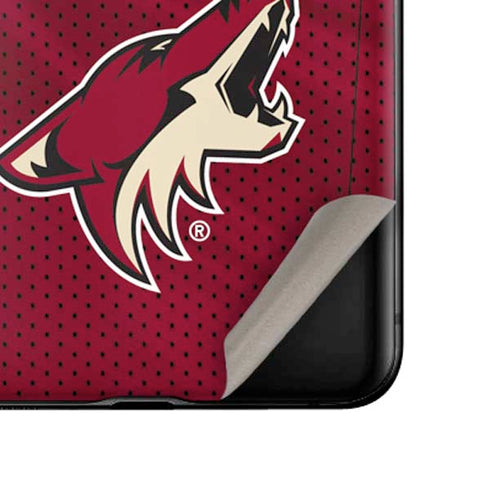 NHL Arizona Coyotes Home Jersey Galaxy Z Flip Skin
