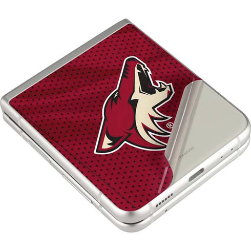 NHL Arizona Coyotes Home Jersey Galaxy Z Flip3 5G Skin