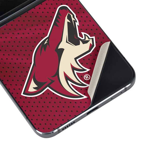 NHL Arizona Coyotes Home Jersey Galaxy Z Flip5 5G Skin