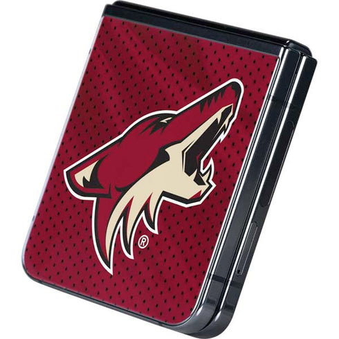 NHL Arizona Coyotes Home Jersey Galaxy Z Flip5 5G Skin