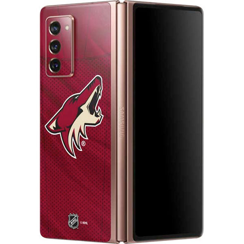 NHL Arizona Coyotes Home Jersey Galaxy Z Fold2 5G Skin