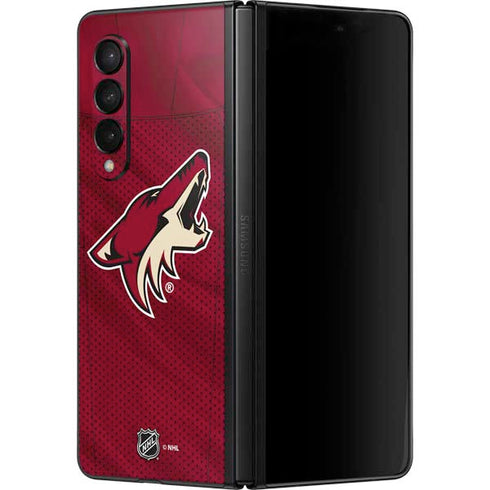 NHL Arizona Coyotes Home Jersey Galaxy Z Fold3 5G Skin