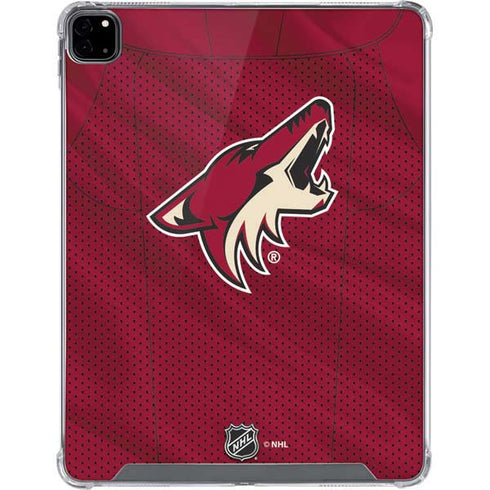 NHL Arizona Coyotes Home Jersey iPad Pro 12.9in (2020) Clear Case