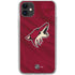 NHL Arizona Coyotes Home Jersey iPhone 11 Clear Case