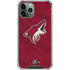 NHL Arizona Coyotes Home Jersey iPhone 11 Pro Max Clear Case