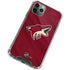NHL Arizona Coyotes Home Jersey iPhone 11 Pro Max Clear Case