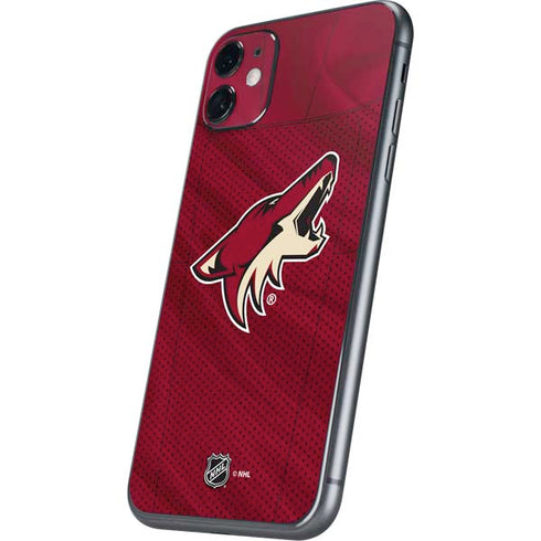 NHL Arizona Coyotes Home Jersey iPhone 11 Skin