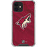 NHL Arizona Coyotes Home Jersey iPhone 12 Clear Case