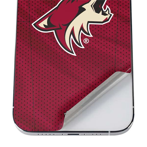 NHL Arizona Coyotes Home Jersey iPhone 12 Pro Skin