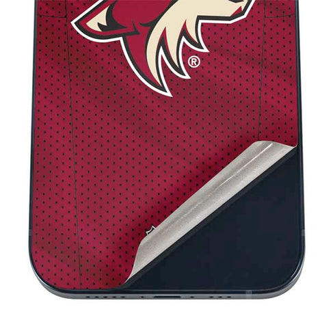 NHL Arizona Coyotes Home Jersey iPhone 12 Skin