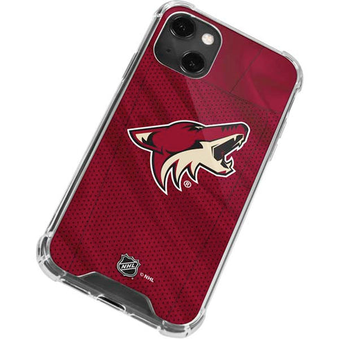 NHL Arizona Coyotes Home Jersey iPhone 13 Mini Clear Case
