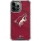 NHL Arizona Coyotes Home Jersey iPhone 13 Pro Max Clear Case